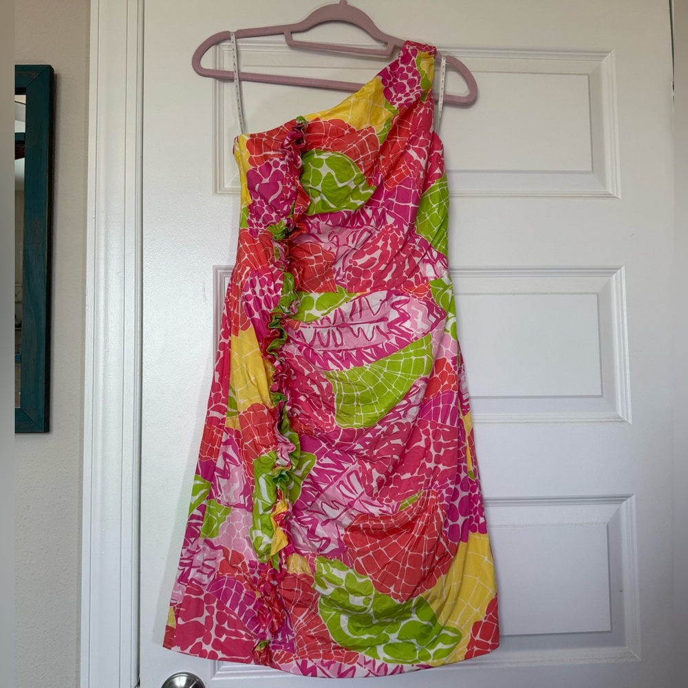 Lilly Pulitzer “Ginger Orange Summer Nights” Julianne Dress - Size: 8